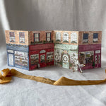 Concertina Card Decoration Street Scene Christmas Card