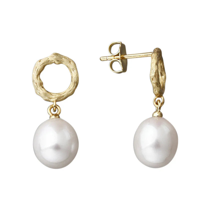 ROSA • Pearl gold drops