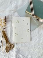 Blue Floral 'Will You Be my Bridesmaid' Card