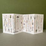Garden Tools Concertina Card