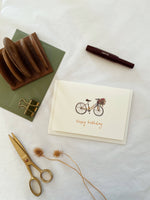 Florist Bicycle Birthday Card