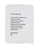Dear Younger Self mini art print