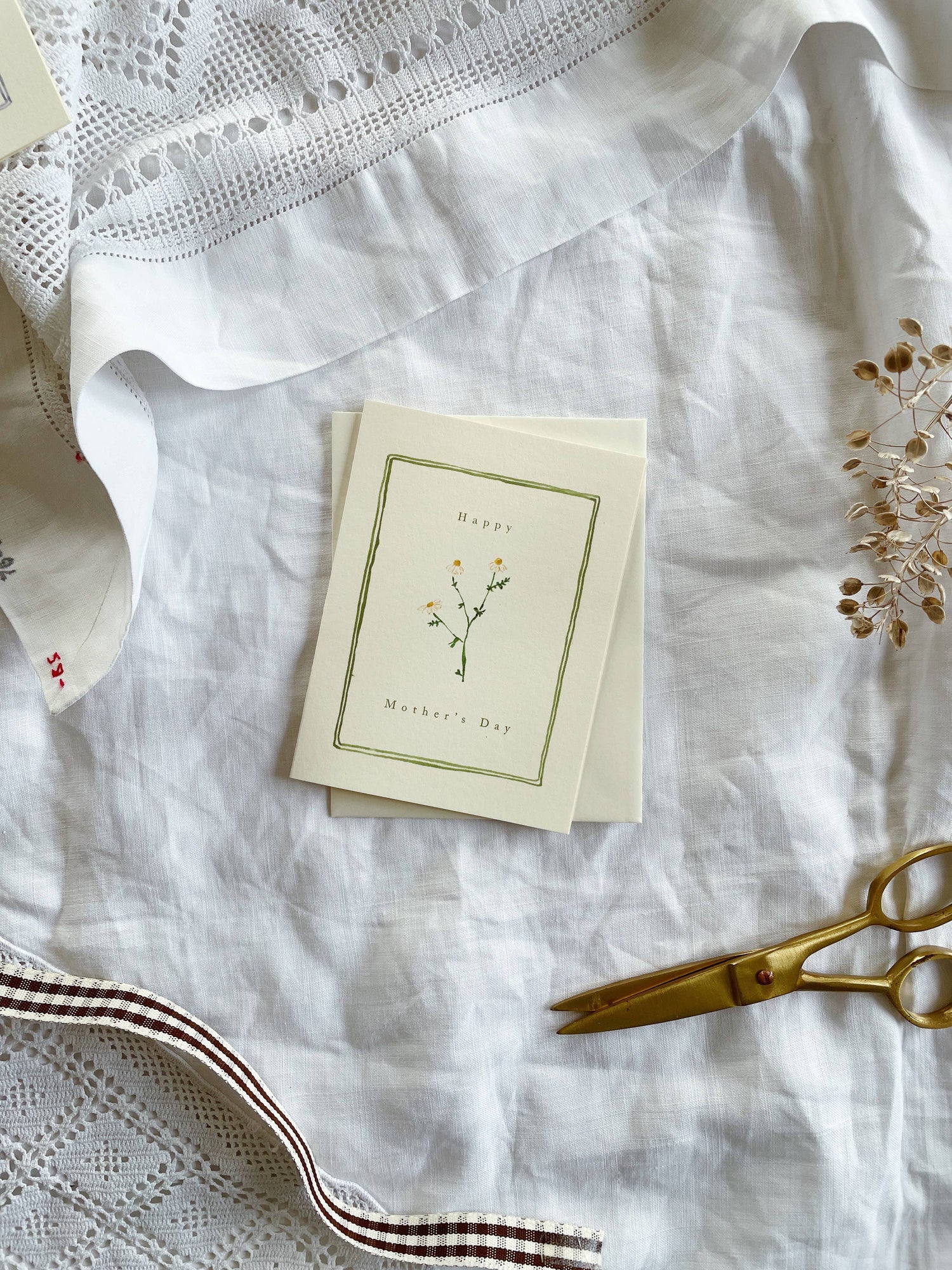 Chamomile Petite Mother's Day Card
