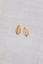FERN • Gold Plated Leaf Studs