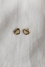 NOEUD D'OR • Gold Knot Studs