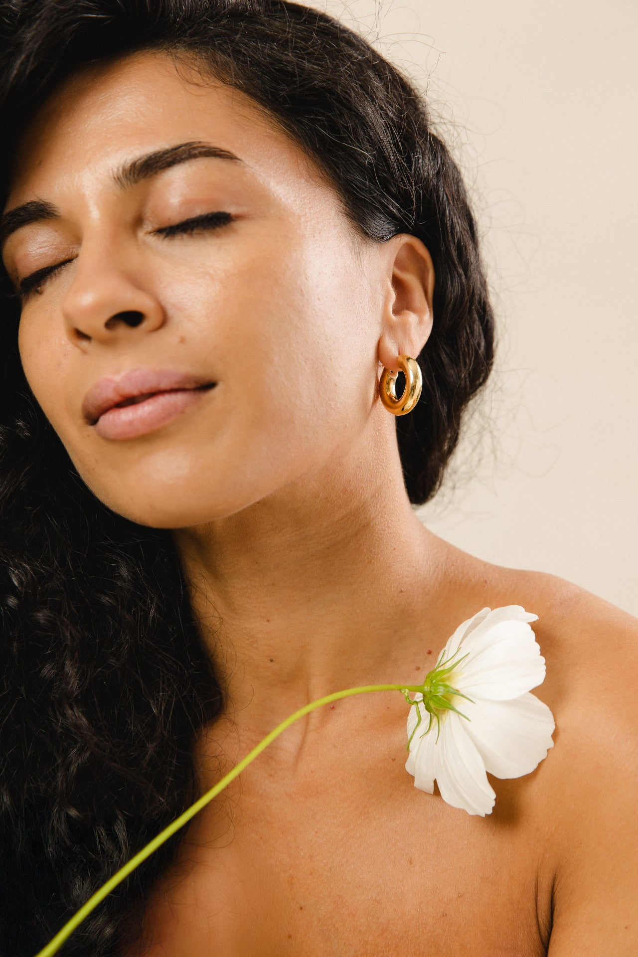 PERDY • Gold hoops