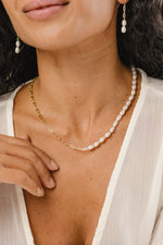 ERIN • Pearl chain necklace
