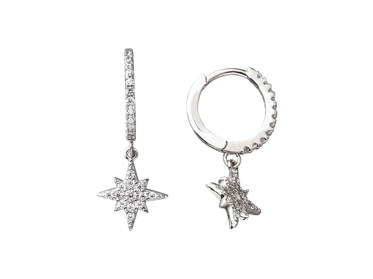 VESPER • CZ star huggies