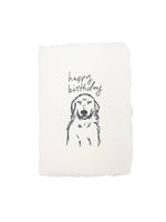 Happy birthday dog card
