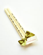 Pair of Candles - We wish you a merry christmas