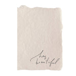 Hey beautiful card