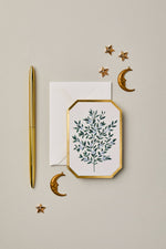 FORGET ME NOT BOTANICAL DIE CUT MINI CARD