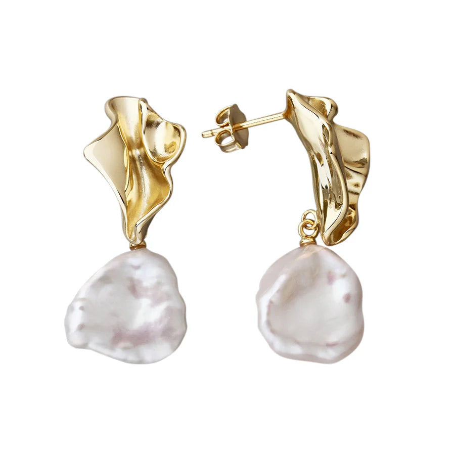 PAPIER D'OR • Pearl Drop Earrings