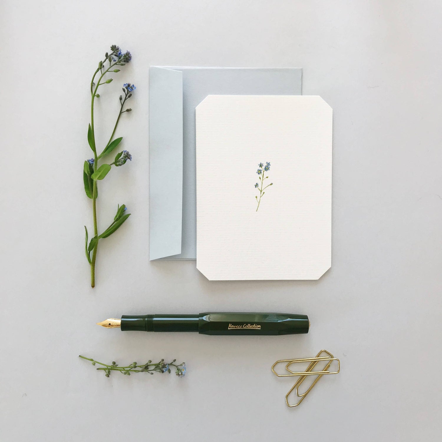 Flora Collection - Forget-Me-Not Petit Card