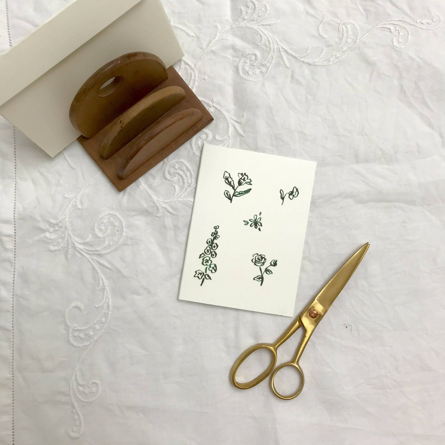 Pen and Ink - Floral