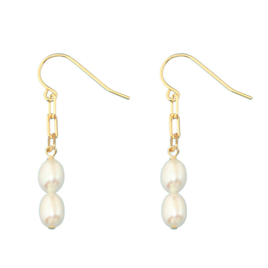 ERIN • Pearl chain drops