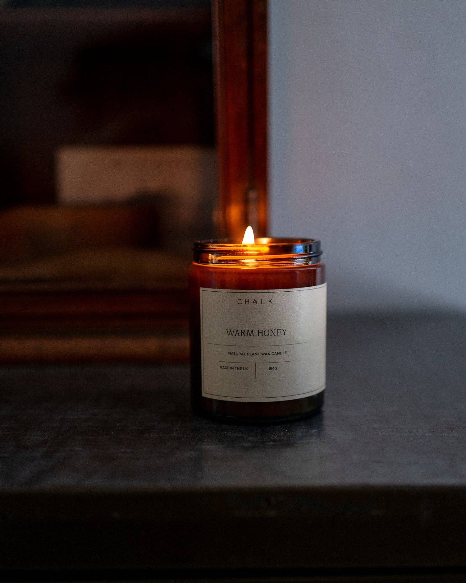 Amber Jar Candle • Warm Honey