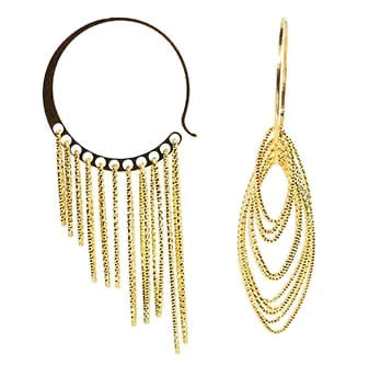 CHANDELIER D'OR • Statement layered drops