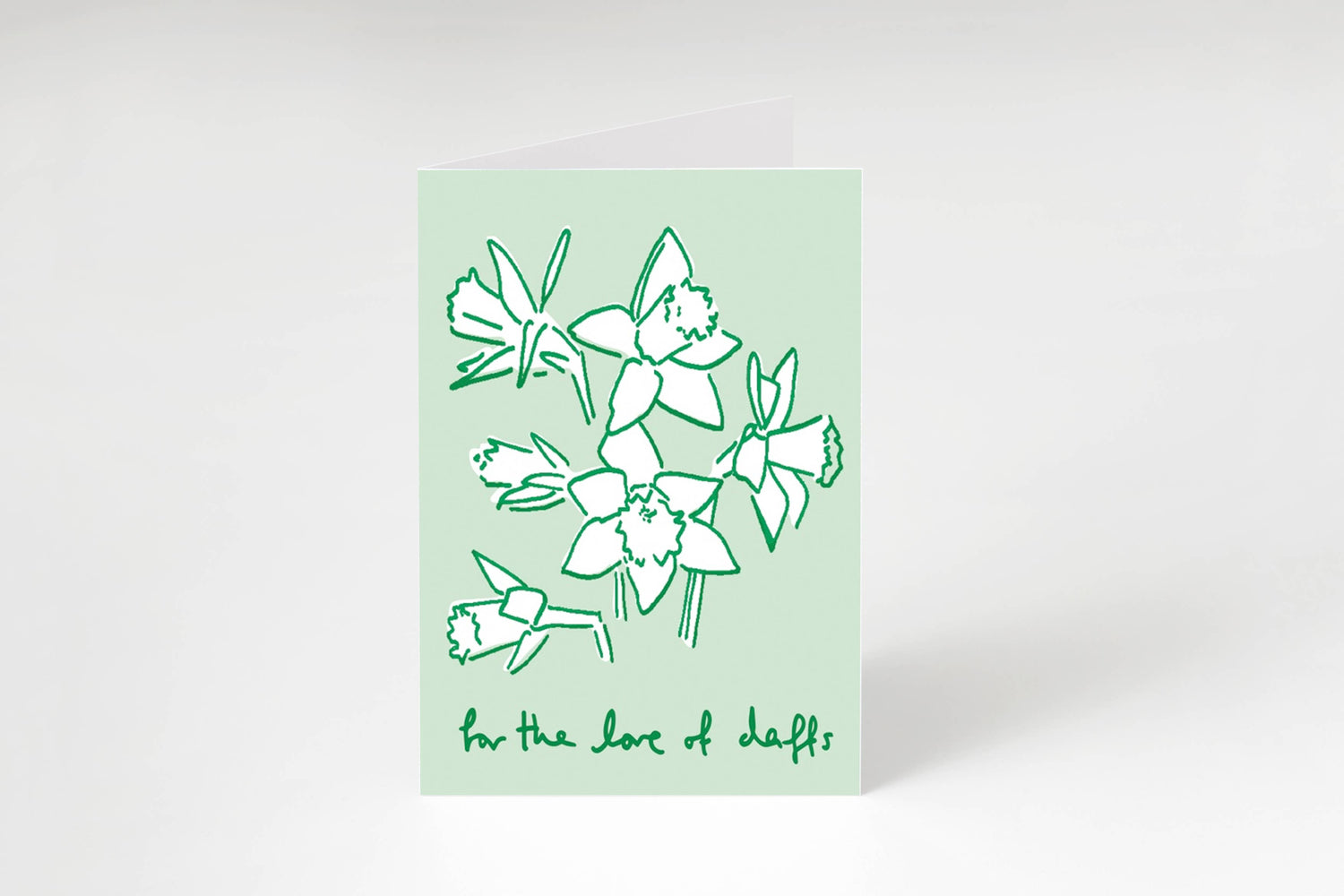Love of daffodils card