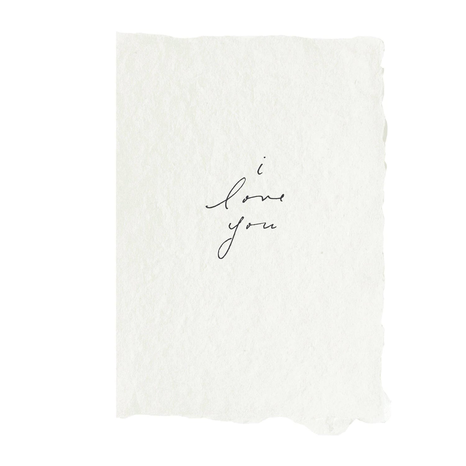 I love you card