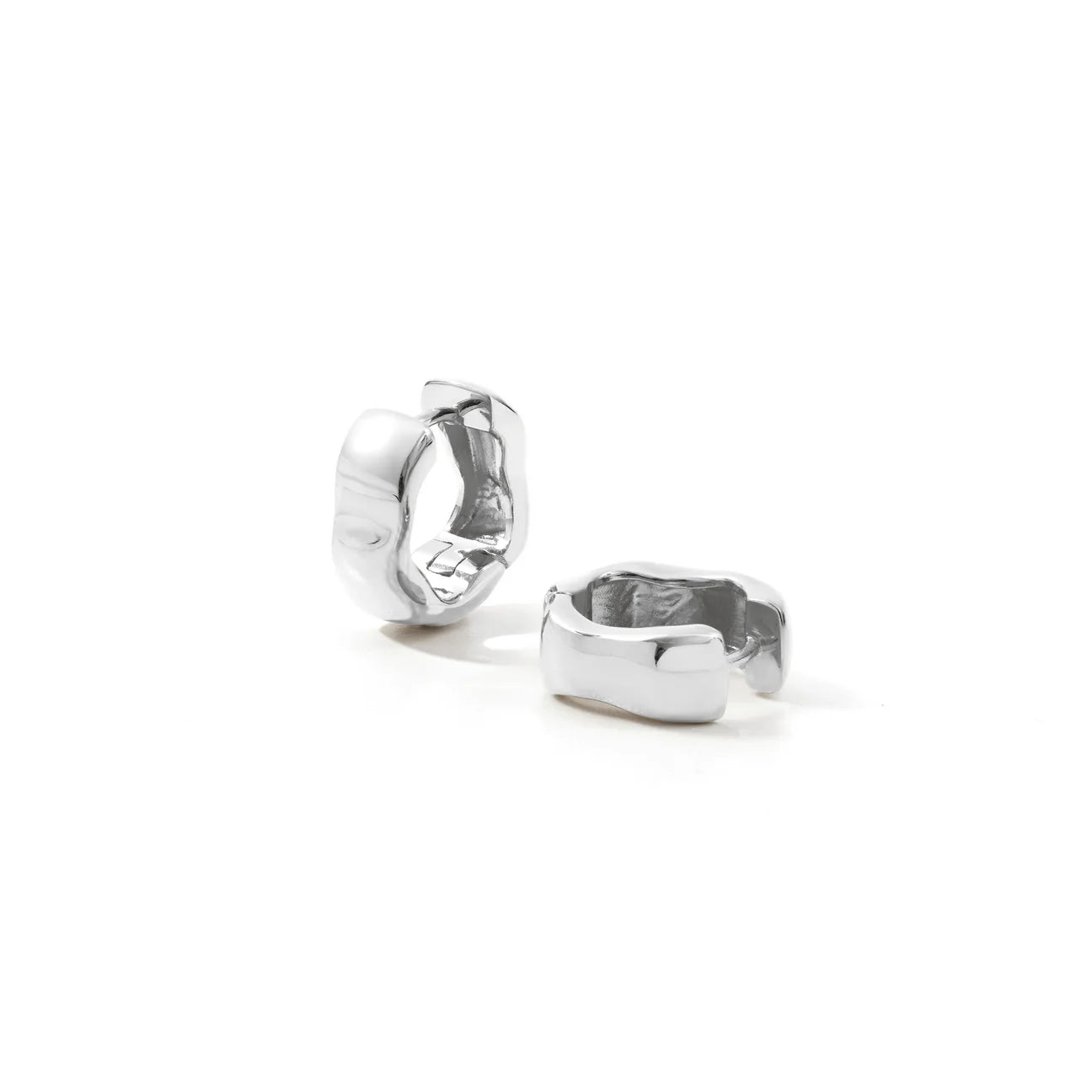 INDIE • Organic silver huggies