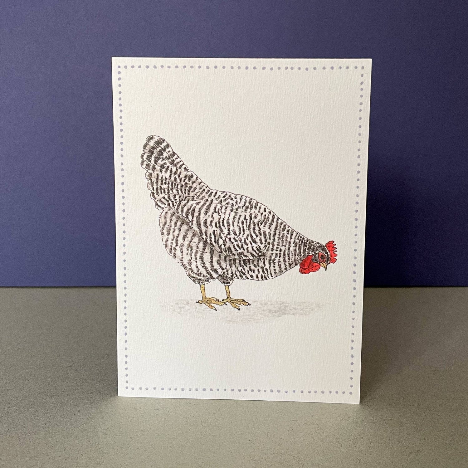 Chicken Notecard - Speckled