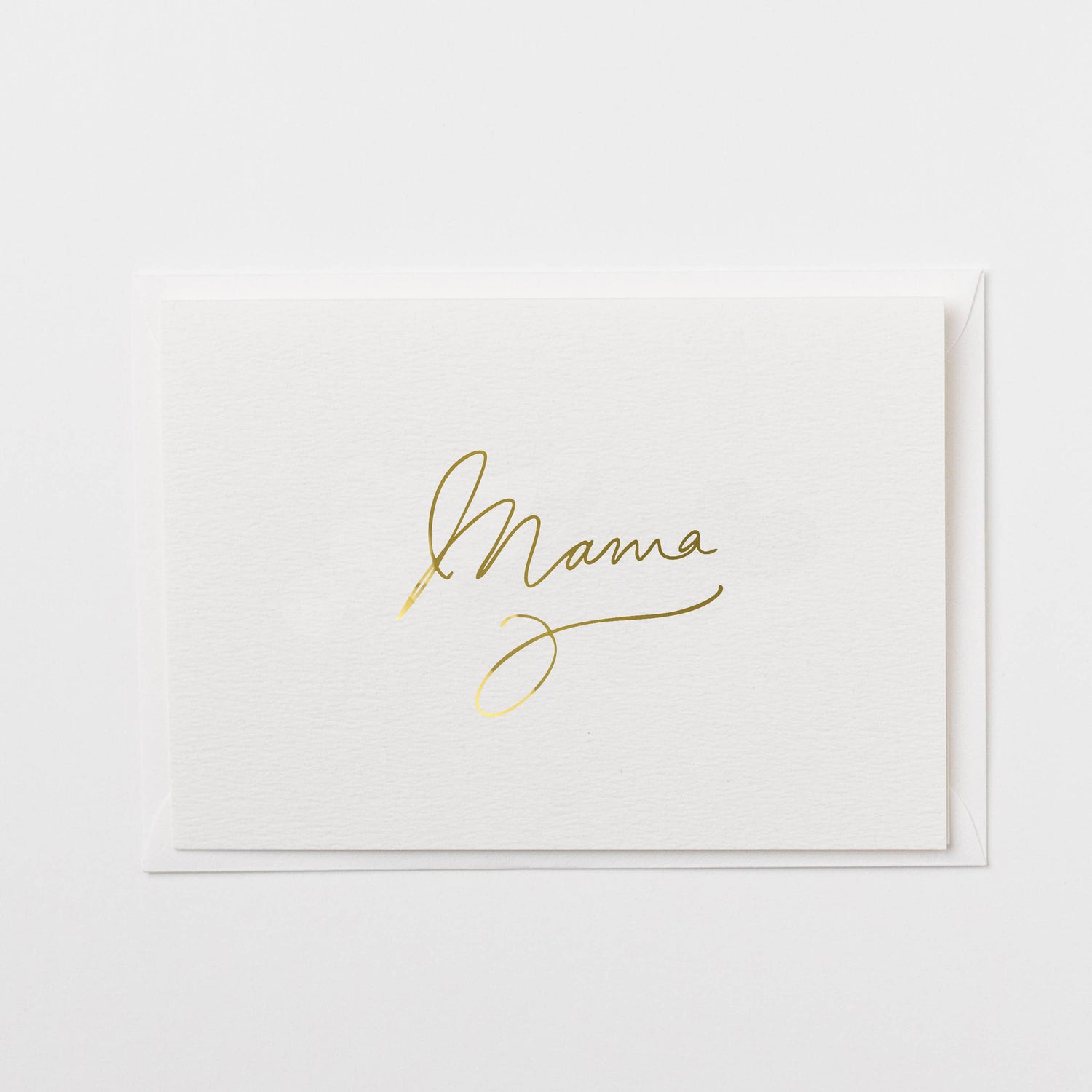 MAMA FOILED LETTERED MOTHERS DAY CARD