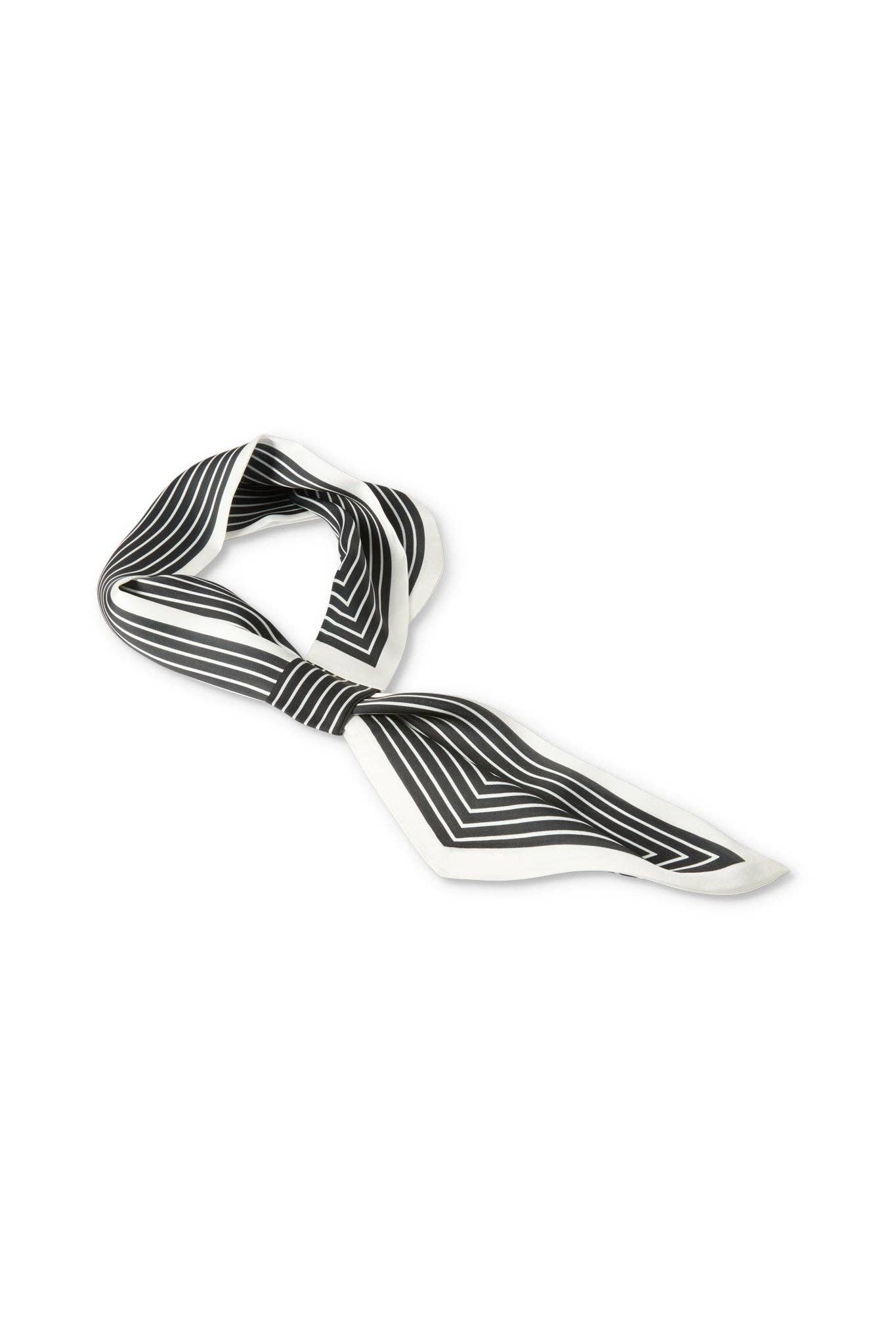 Harriet Scarf | Black / Cream