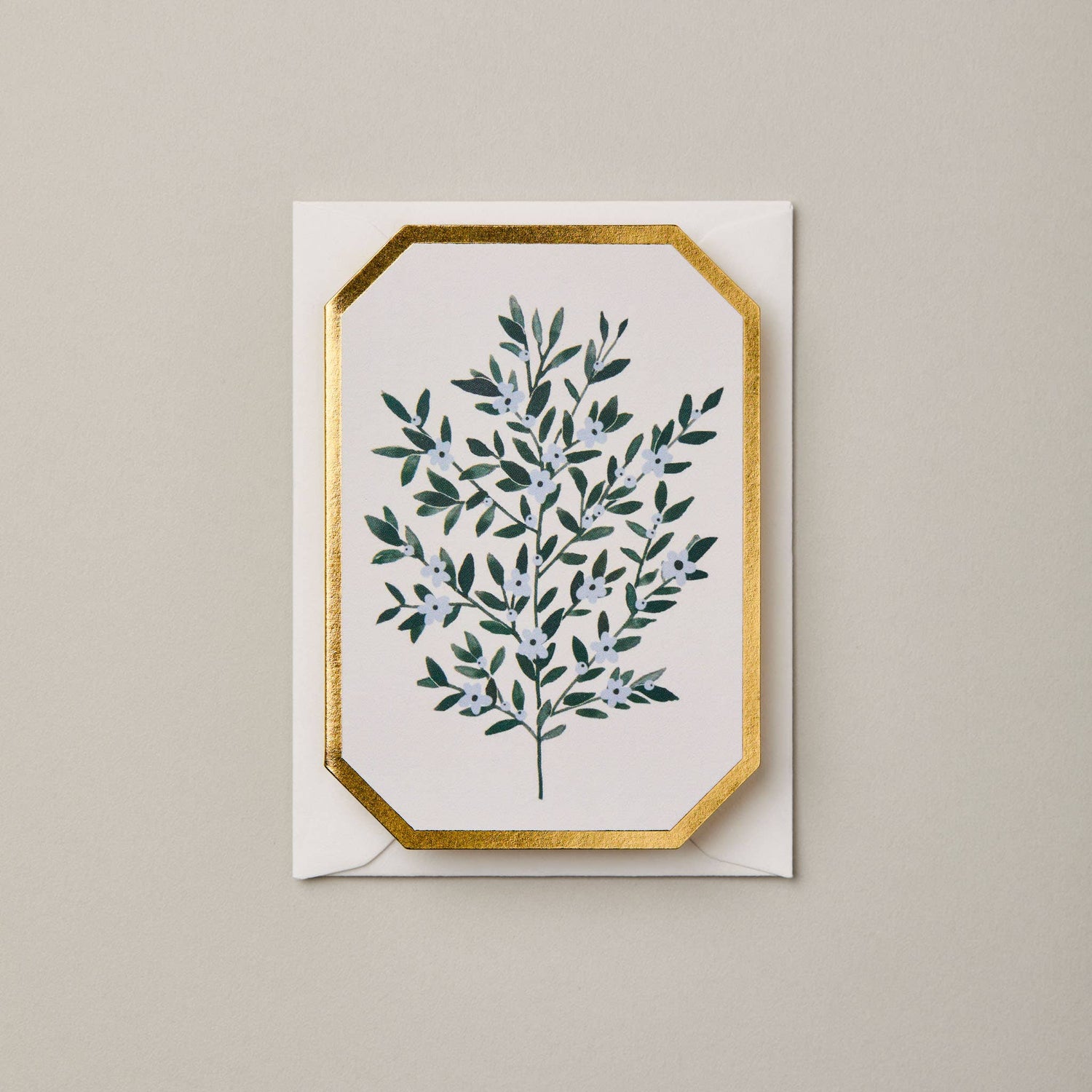 FORGET ME NOT BOTANICAL DIE CUT MINI CARD