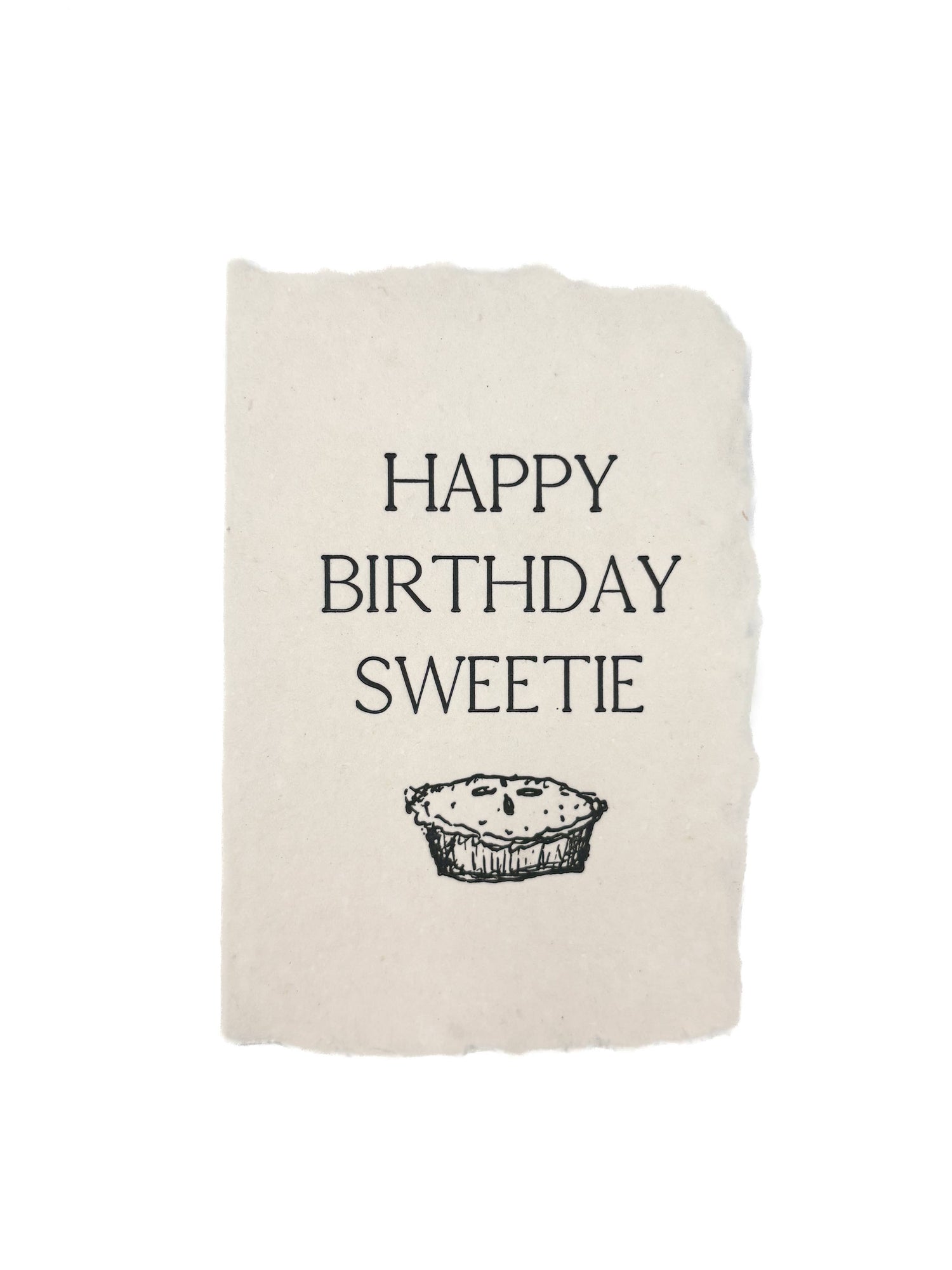 Happy birthday sweetie card