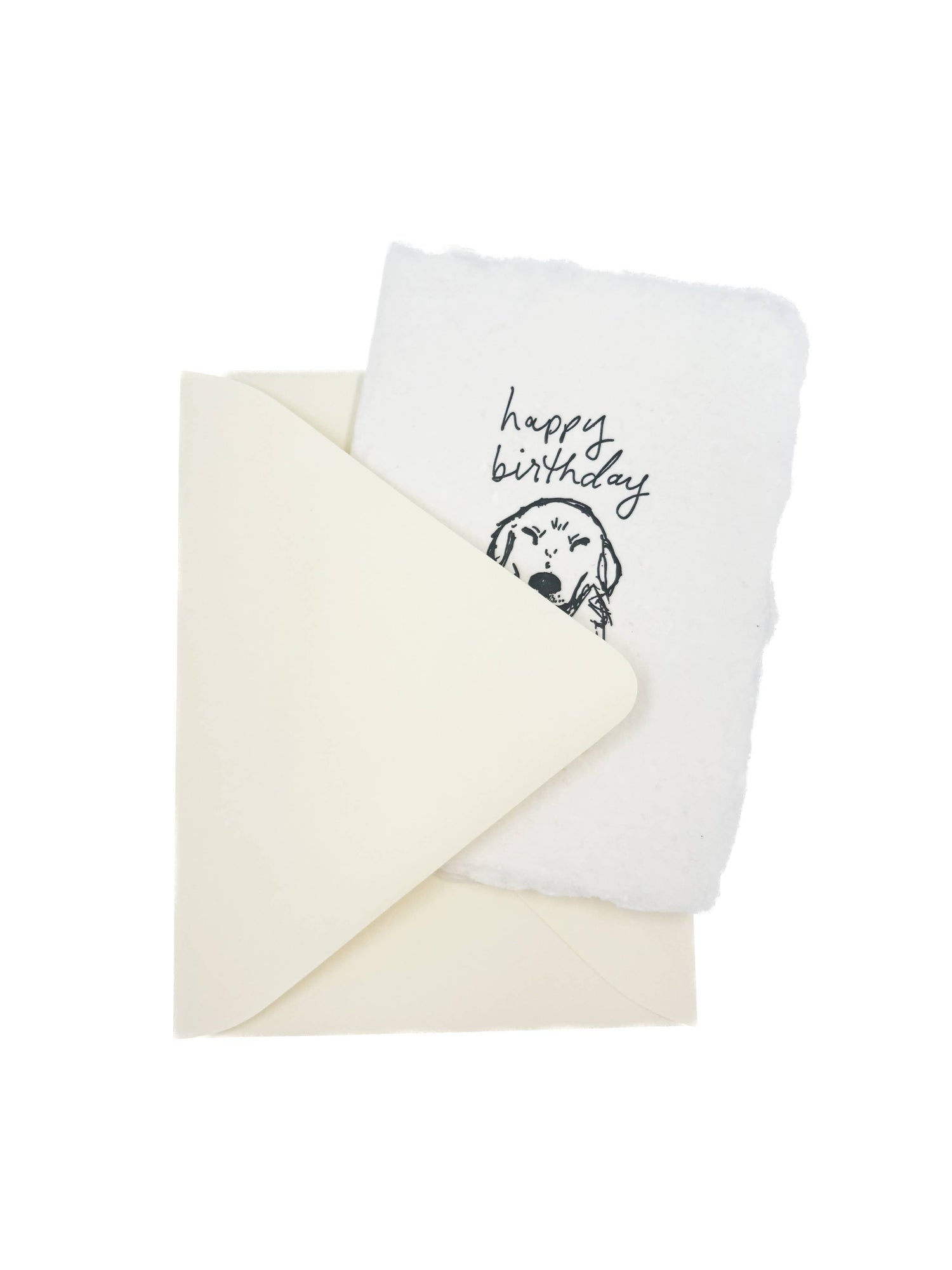 Happy birthday dog card